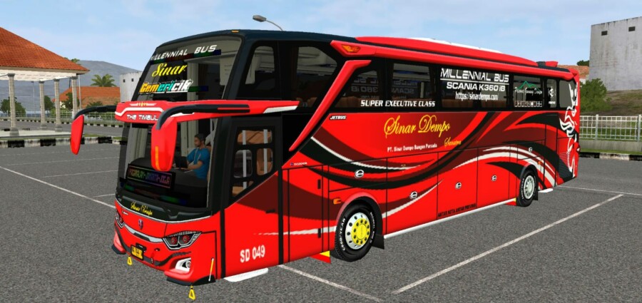 Bus Sinar Dempo JB3 Scania