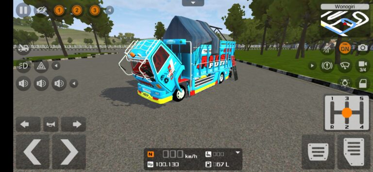 Canter Angsa Putih Terpal Setengah