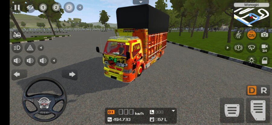 Canter Anti Gosip Terpal Kotak