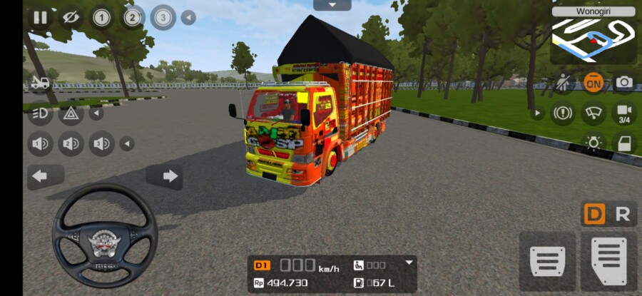 Canter Anti Gosip Terpal Segitiga