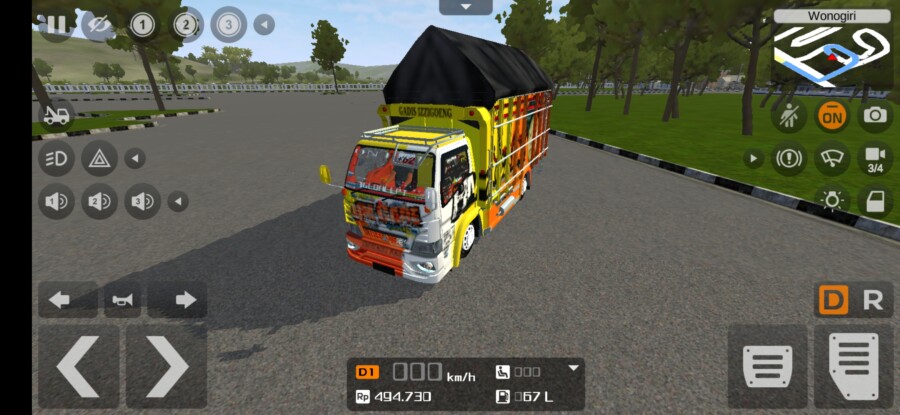 Canter HM Cabe Terpal Segitiga