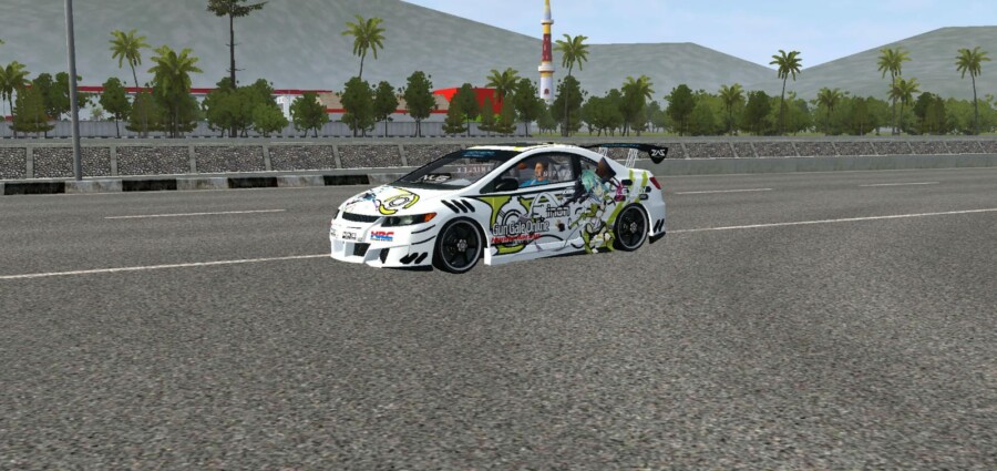 Honda Civic SI Juiced Tuned Shinon Itasha