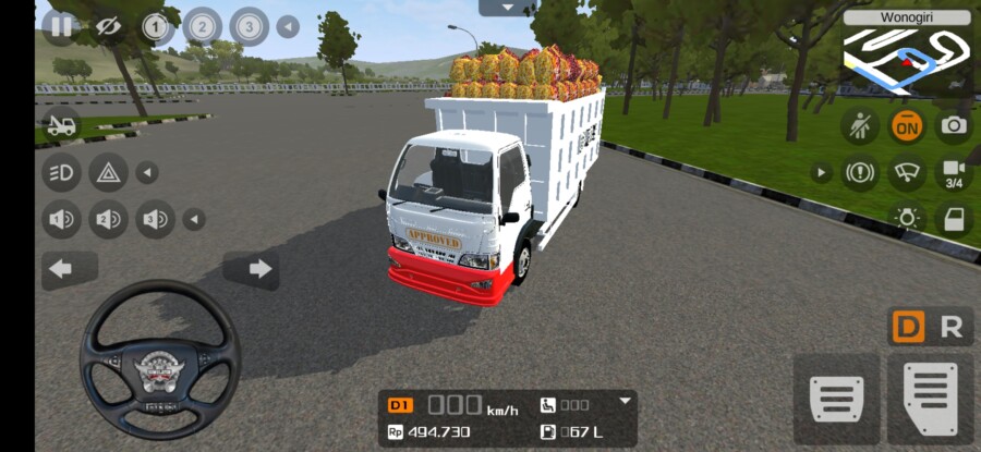 Isuzu NKR Dump Muat Sawit