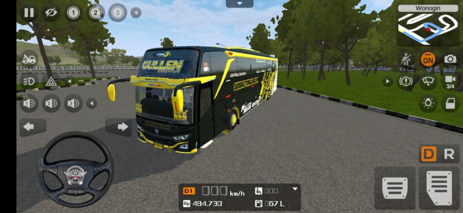 JB3+ SHD Scania K360iB Angga Saputro Kamera Penumpang