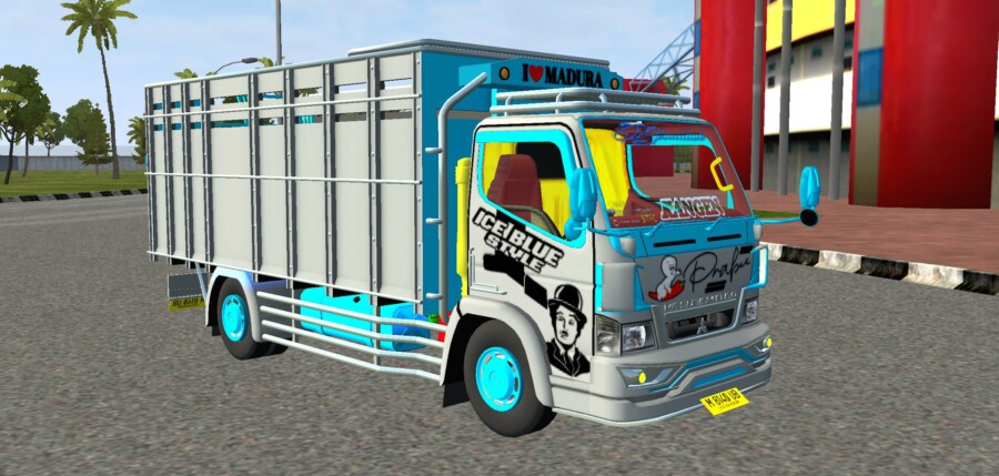 Canter Prabu Ice Blue Style Tanpa Terpal