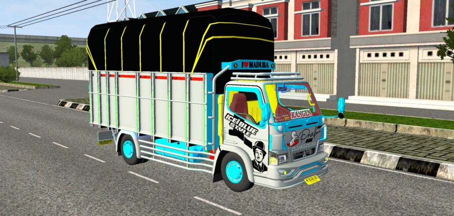 Canter Prabu Ice Blue Style Terpal Gayor