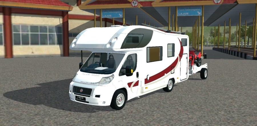 Mobil Fiat Campervan Trailer