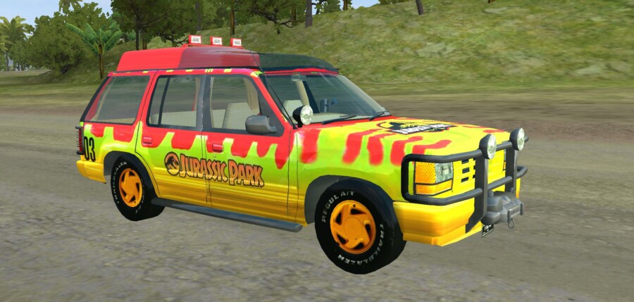 Mobil Ford Explorer Jurassic Park