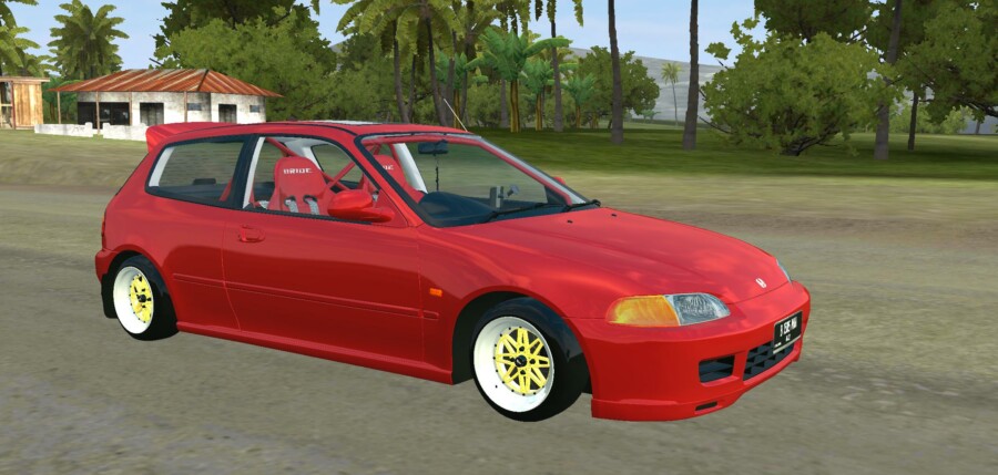 Mobil Honda Civic EG6 Stance