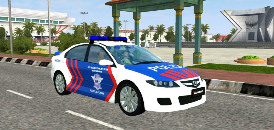 Mobil Polisi Mazda 6