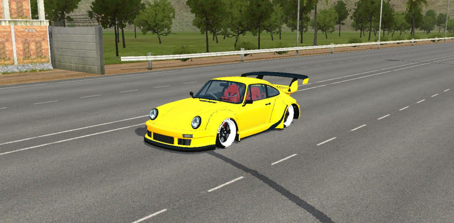 Mobil Porsche 911 RWB