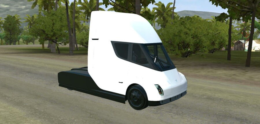 Mobil Tesla Semi Truck