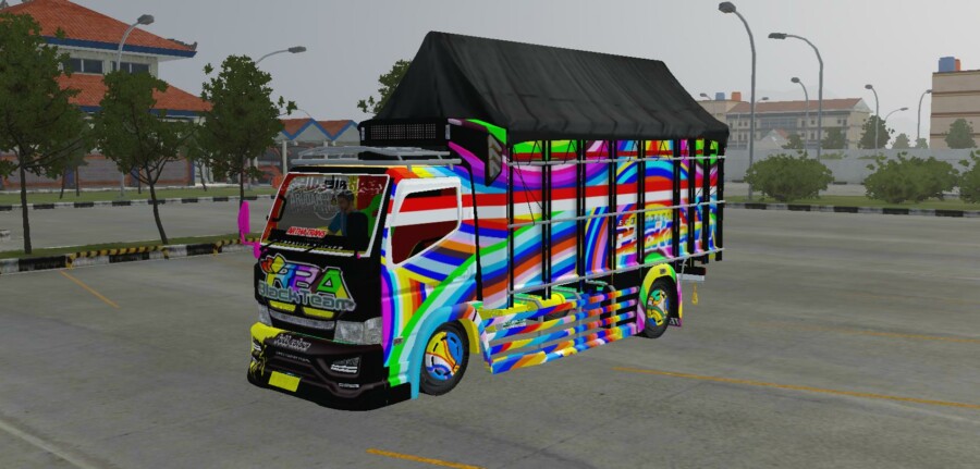 Truck Canter Black Team Fauzi Ardant