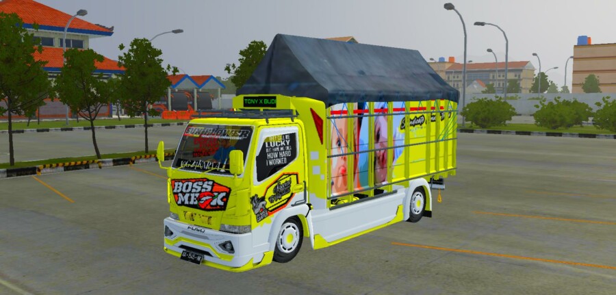 Truck Canter Boss Meok Negeri Jagung