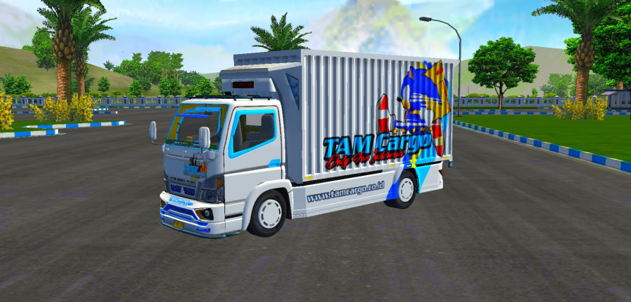 Truck Canter Box Kardus Balap