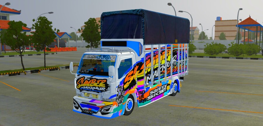 Truck Canter Custom 11 Terpal Krodong