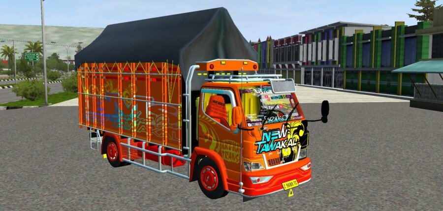 Truck Canter New Tawakal 3 Terpal Segitiga