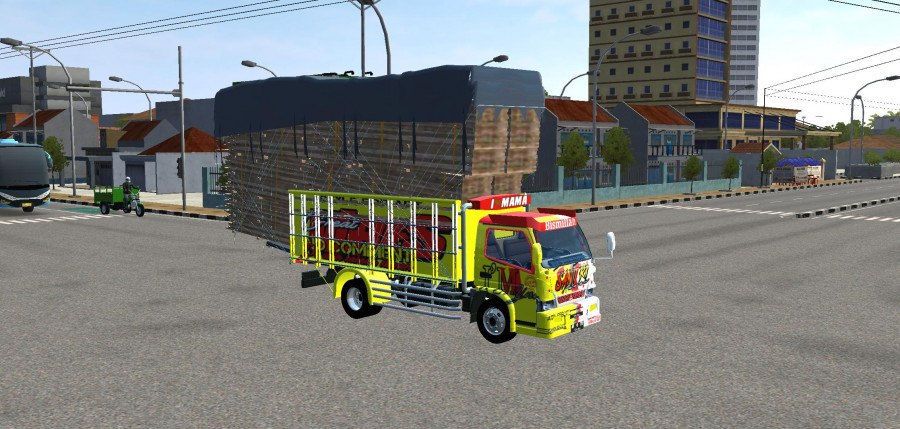 Truck Canter Paman Santri Muatan Gayor