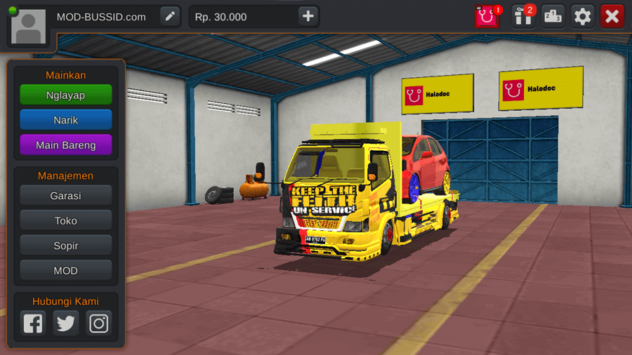 Truck Canter TE Muatan Honda Jazz