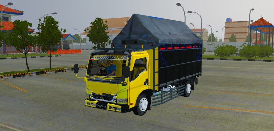 Truck Canter Trondol Terpal Segitiga