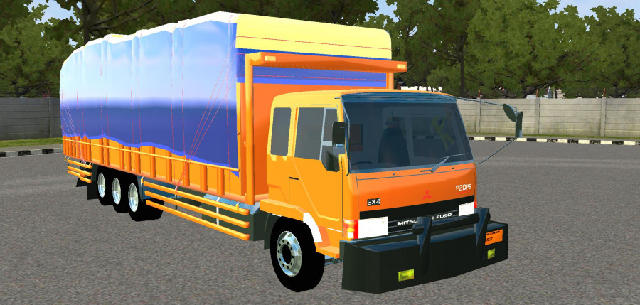 Truck Fuso Tronton Triple Axle