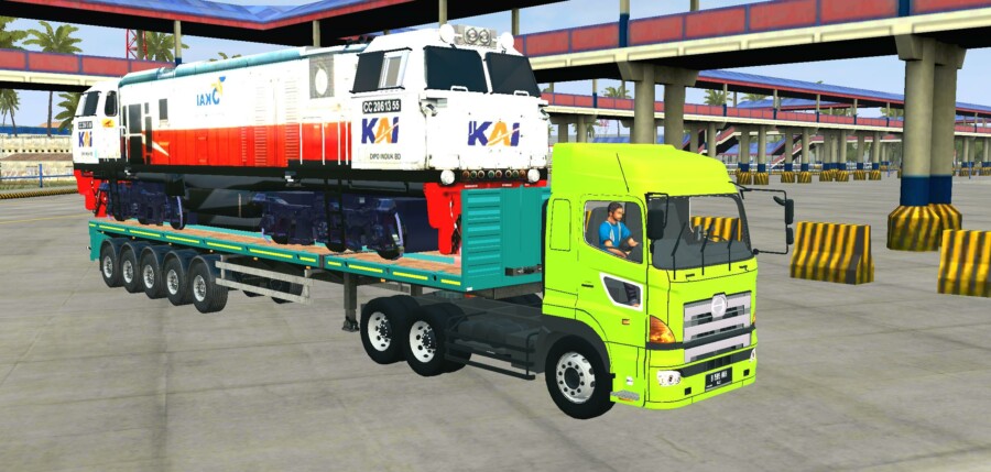 Truck Hino 700 Angkut KAI CC 206