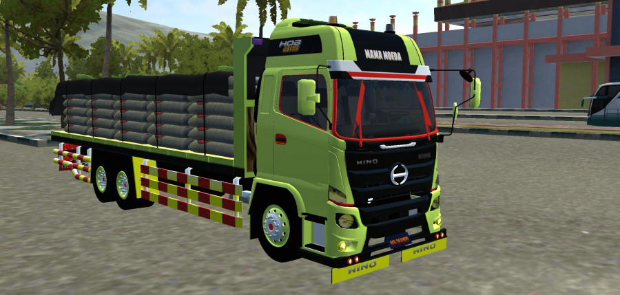 Truck Hino Losbak Muat Semen