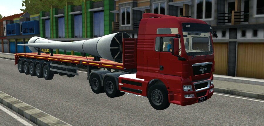 Truck MAN TGX V8 Trailer