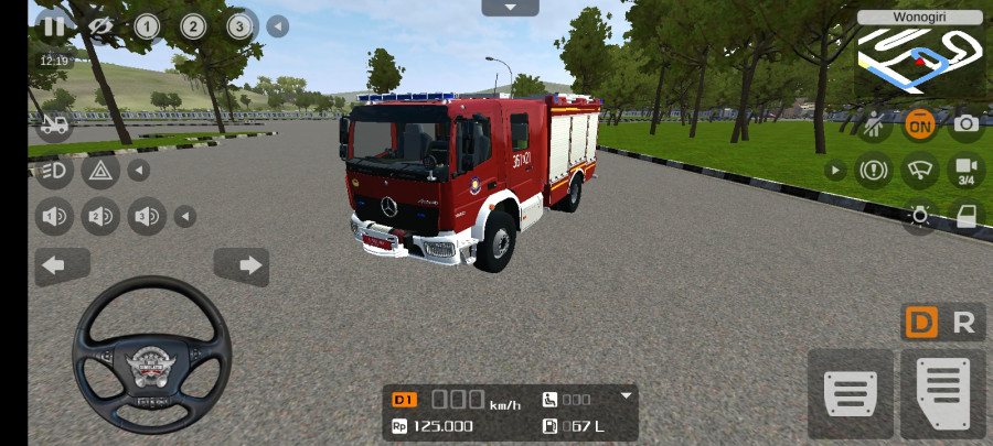 Truck Mercedes-Benz Atego Damkar