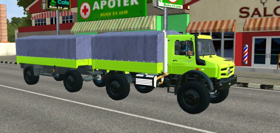 Truck Mercedes-Benz Unimog Gandeng