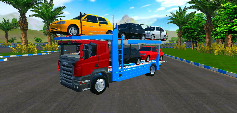 Truck Scania P420 Car Transporter