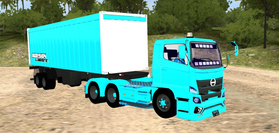 Truck Trailer dan Kontainer Bisa Belok