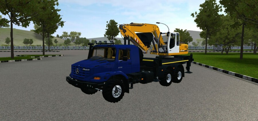 Mercedes Benz Zetros Excavator
