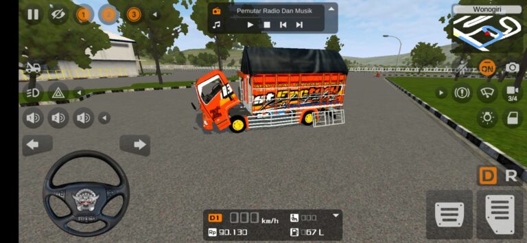 Truck NMR 71 Special Graceful Terpal Segitiga