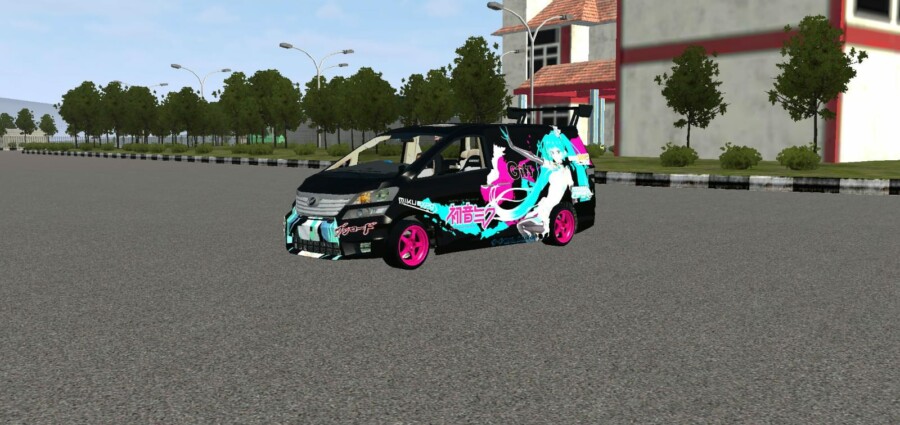 Toyota Vellfire – Miku Hatsune Itasha
