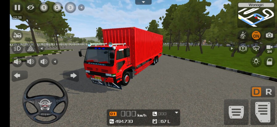 Truck Nissan Diesel Box