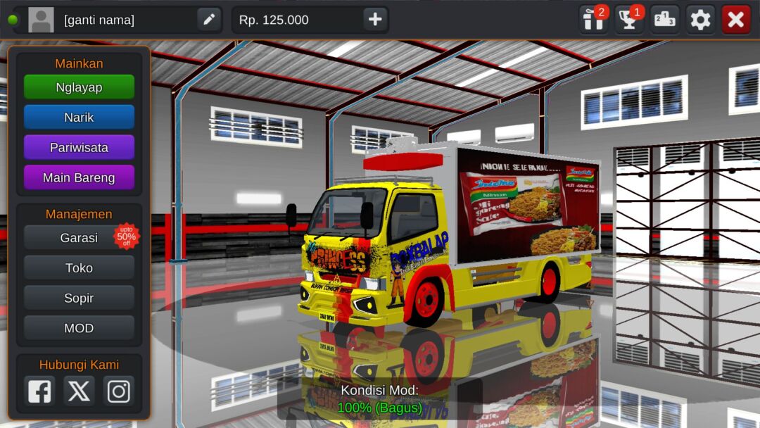 Canter Box Balap Indomie