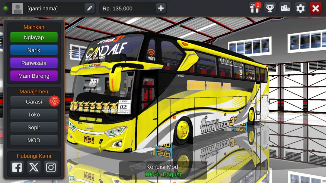 JB3+ Hino Rk8 R260 Angga Saputro Varian 4