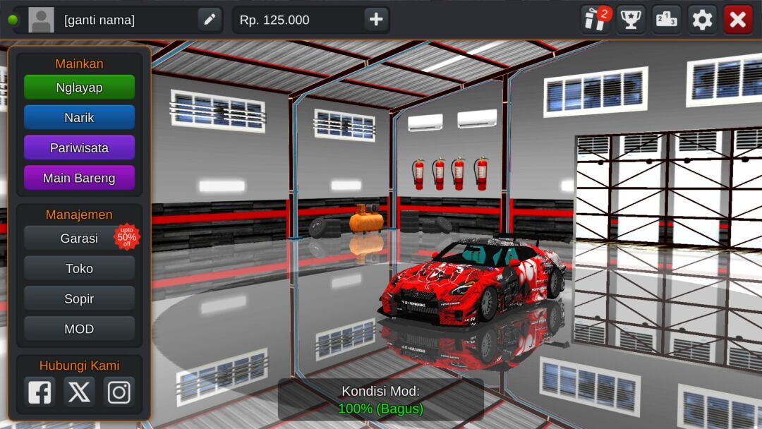 Nissan GTR R35 Liberty Walk Silhouette