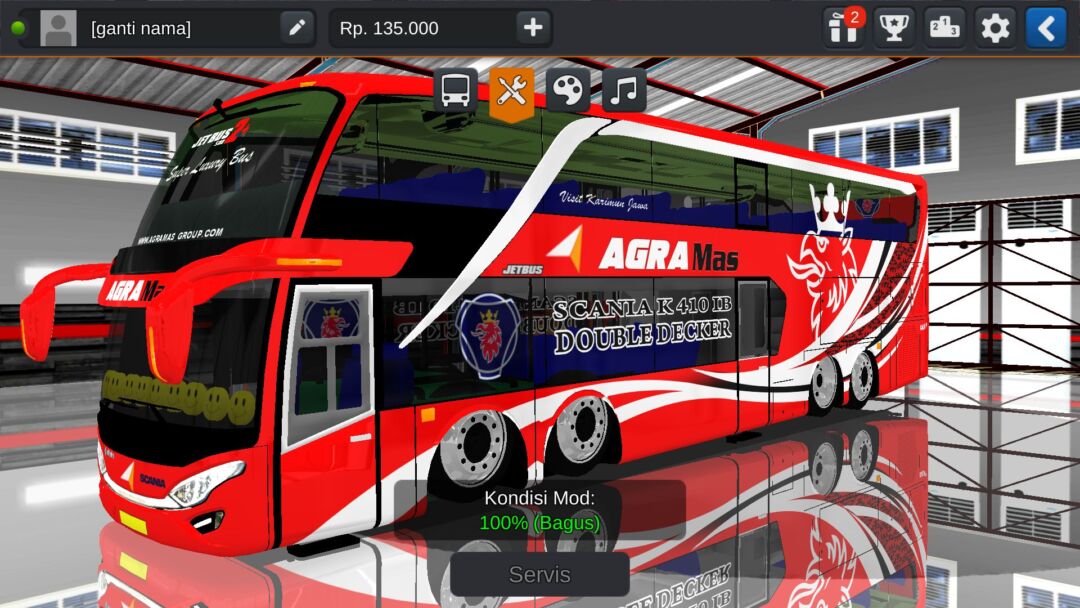 Quad Axle Double Decker