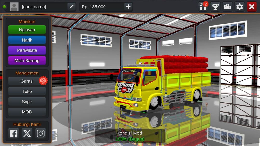 Canter Berkah Cow Angkut Cabe