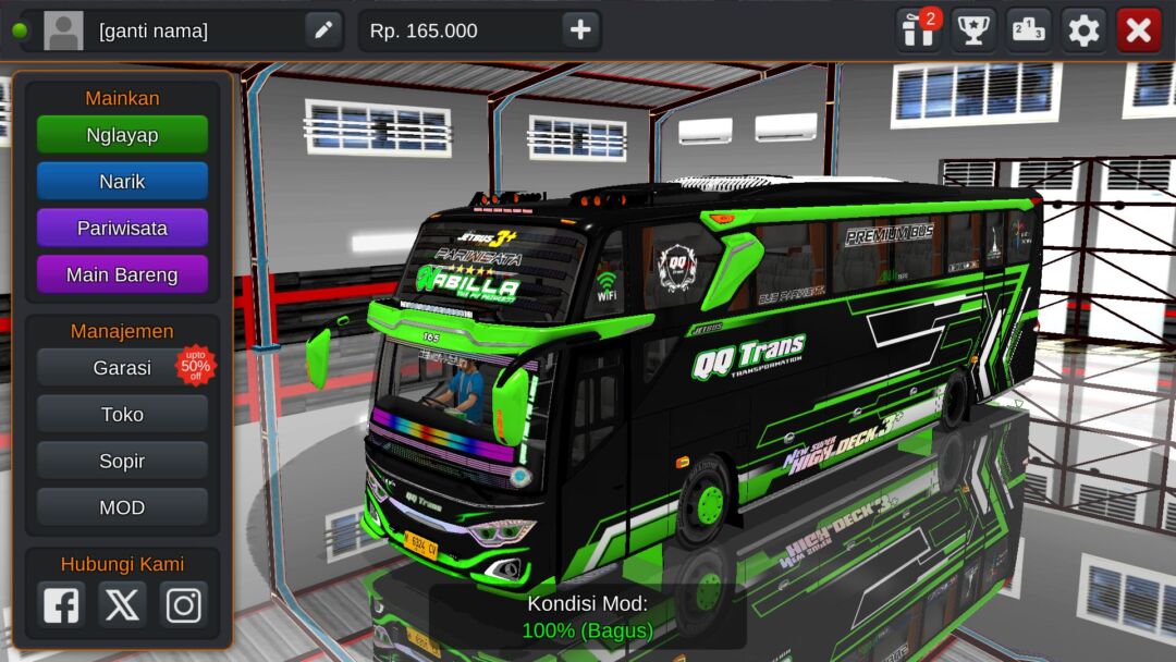 JB3 New Spek Custom Double Corong Atas