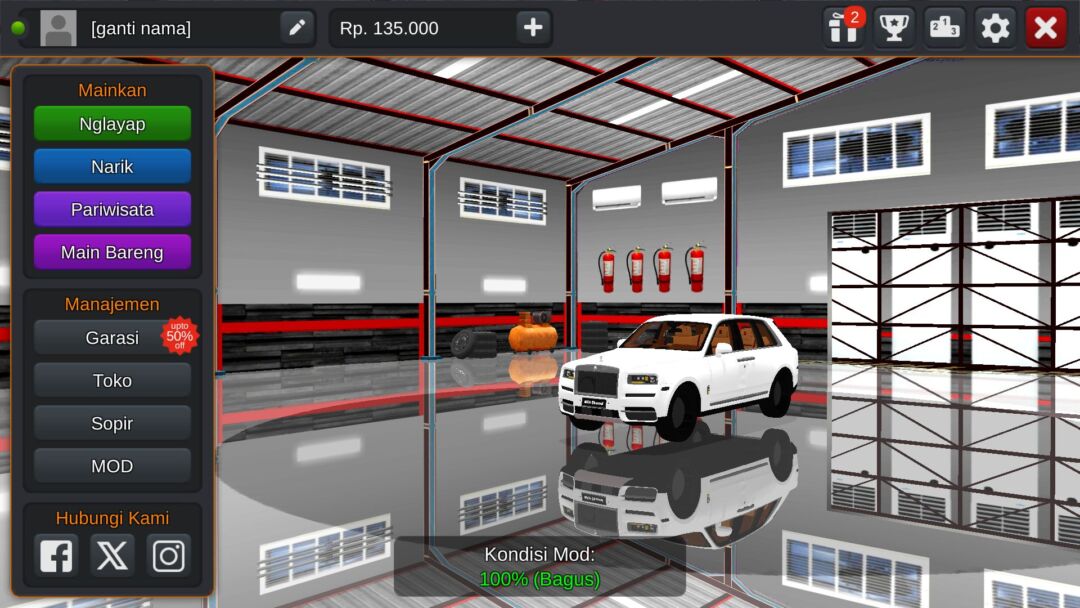 Mobil Rolls-Royce Cullinan 2020